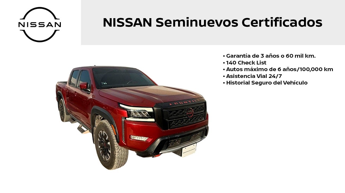 2024 Nissan FRONTIER 4P PRO-4X V63.8 AUT 4X4