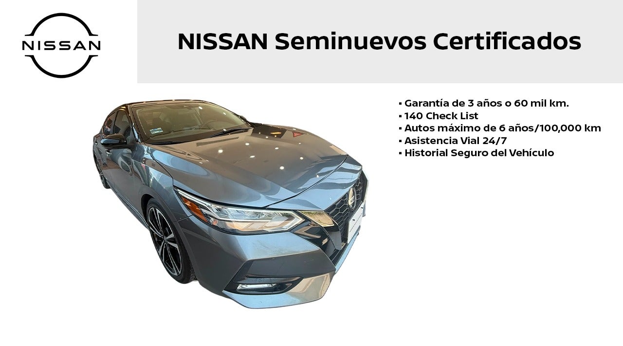 2023 Nissan SENTRA 4 PTS SR CVT AAC ASTOS DEPORTIVOS BOSE QC F LED RA-18