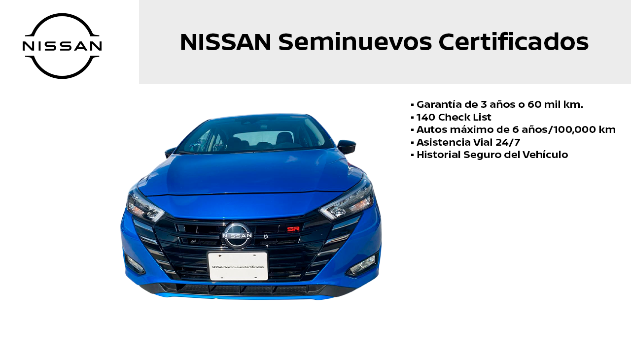 2025 Nissan VERSA 4P SR L41.6 AUT