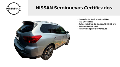 2019 Nissan PATHFINDER 5 PTS EXCLUSIVE CVT PIEL QCP GPS FLED RA-20 4X4