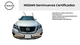 2019 Nissan PATHFINDER 5 PTS EXCLUSIVE CVT PIEL QCP GPS FLED RA-20 4X4