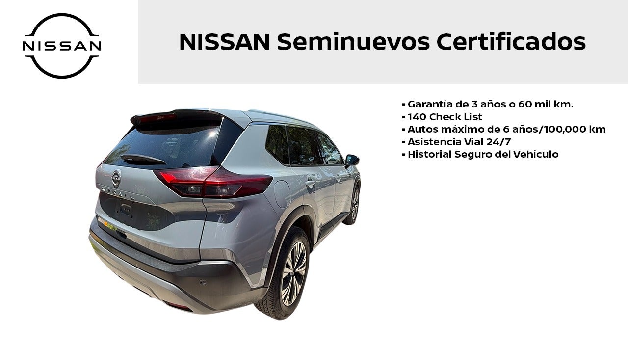 2023 Nissan X-TRAIL 5 PTS EXCLUSIVE CVT PIEL QCP GPS 7 PAS RA-19 4X4
