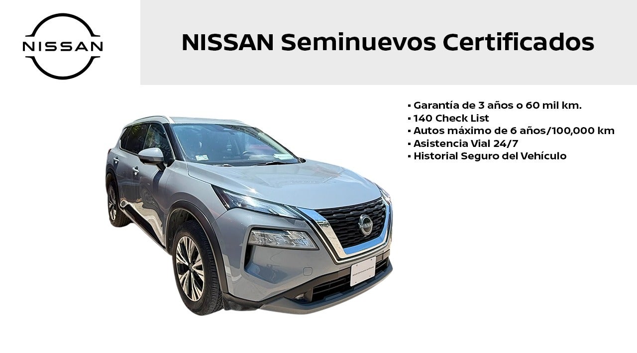2023 Nissan X-TRAIL 5 PTS EXCLUSIVE CVT PIEL QCP GPS 7 PAS RA-19 4X4